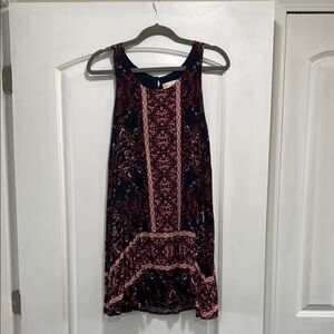 Altar’d State Black and Red Patterned Dress